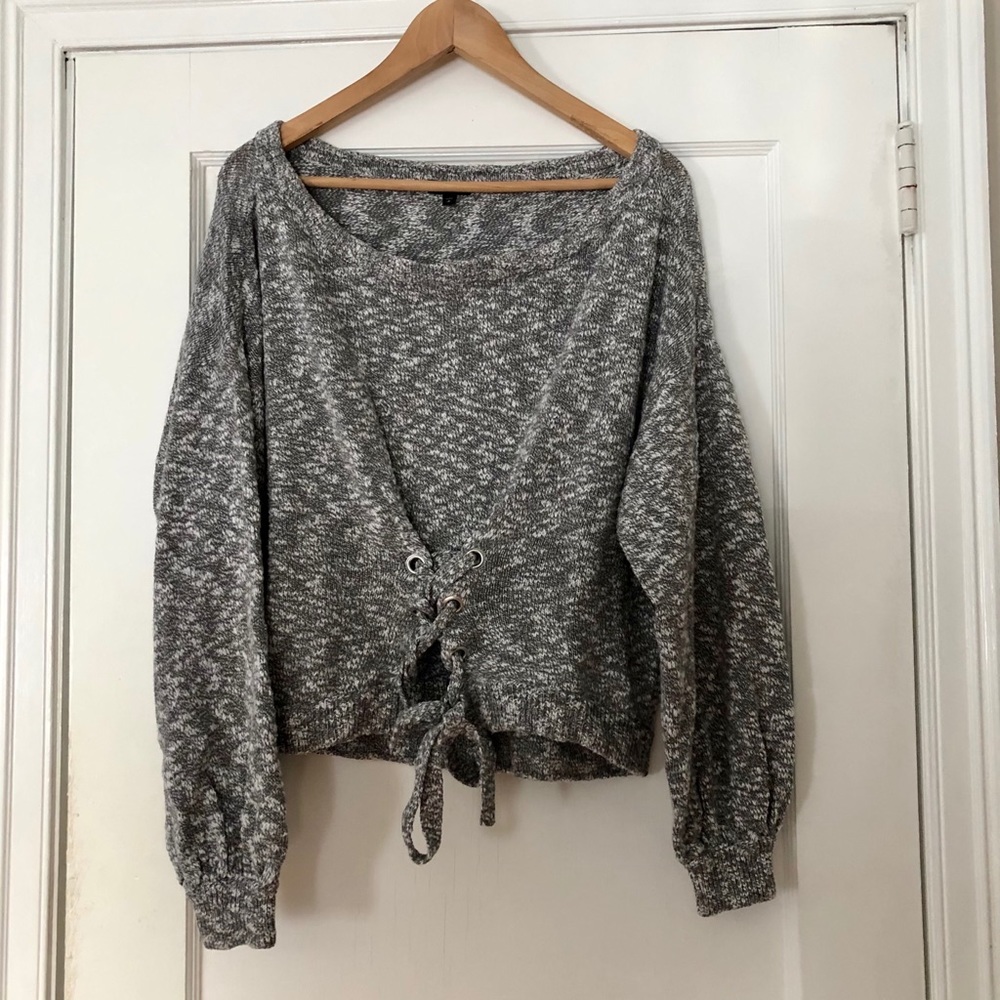 Express Balloon Sleeve Sweater- Small